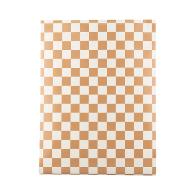 Gingerbread Checked Table Runner