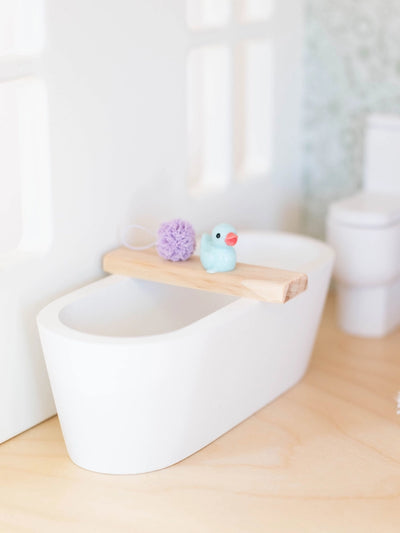 Dollhouse Oval Soaking Bath Tub | White