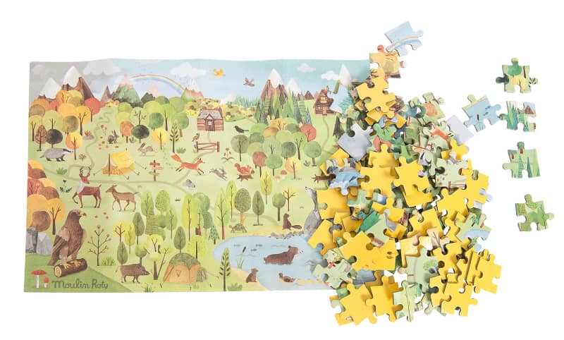 TUBES WITH PUZZLES - NATURE THEME