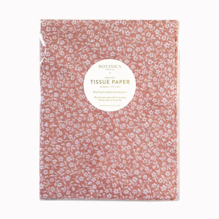 Terracotta Petite Flora | Tissue Paper (10 Sheets)