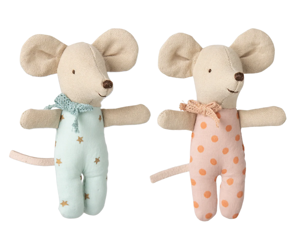 Twins, Baby Mice In Matchbox