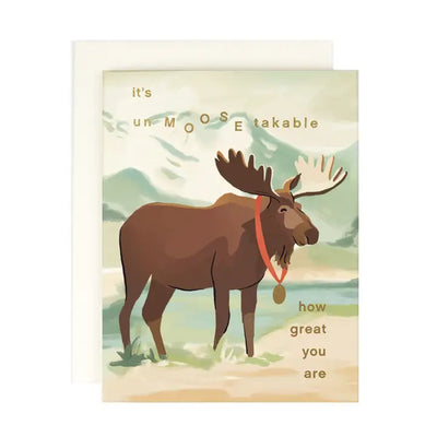 UN MOOSE TAKABLE CARD