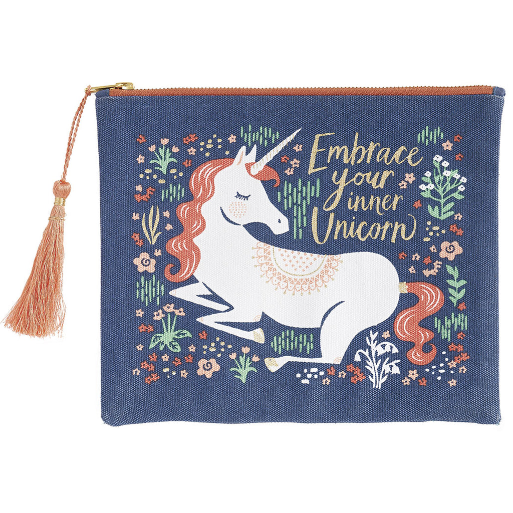 Unicorn Canvas Pouch