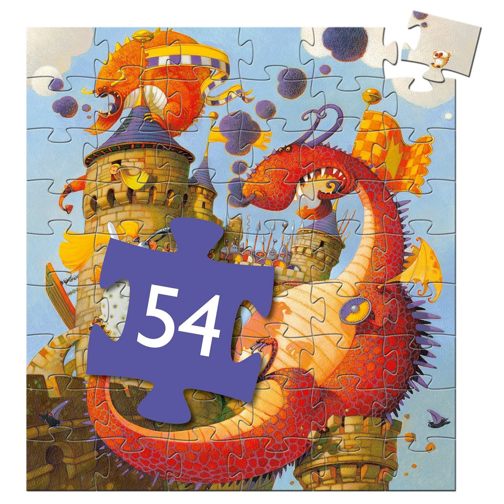 VALLIANT & THE DRAGON 54PC SILHOUETTE JIGSAW PUZZLE