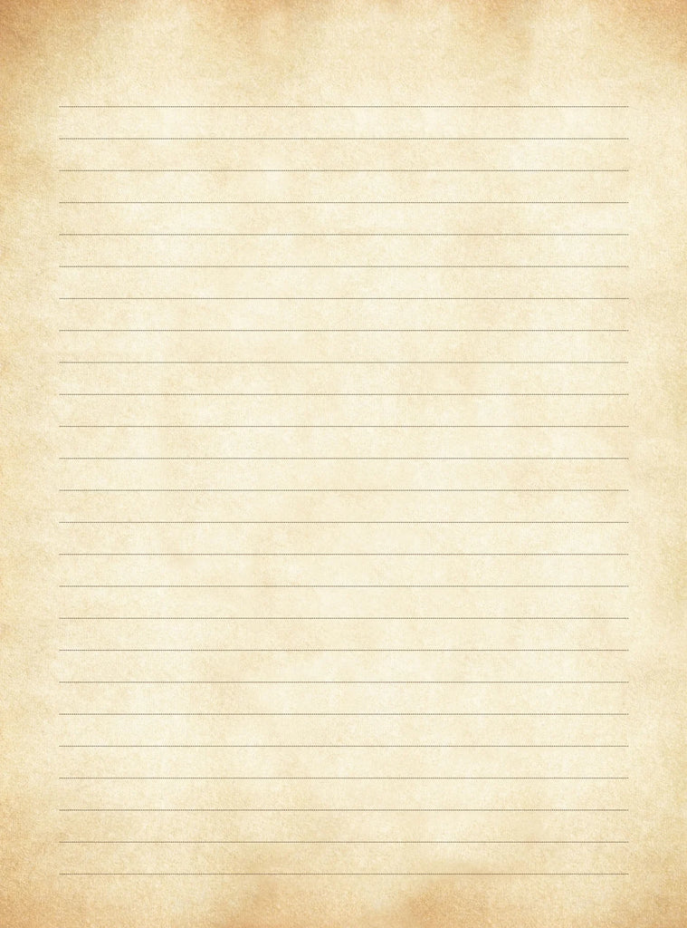 VINTAGE PARCHMENT LINED STATIONERY