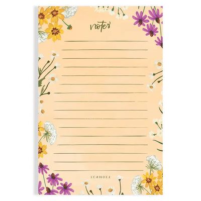 Vintage Blooms Floral 4x6 Notepad