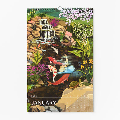 2025 Wall Art Calendar (12-Month)