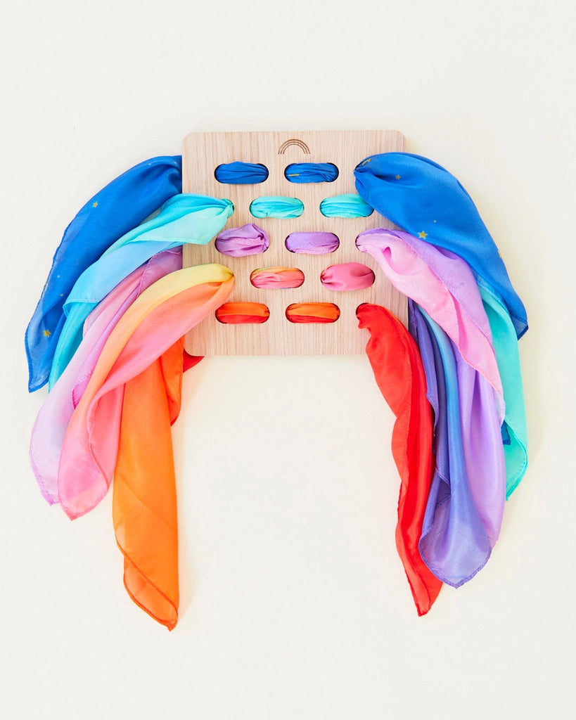 WOODEN WEAVING BOARD FOR PLAYSILKS