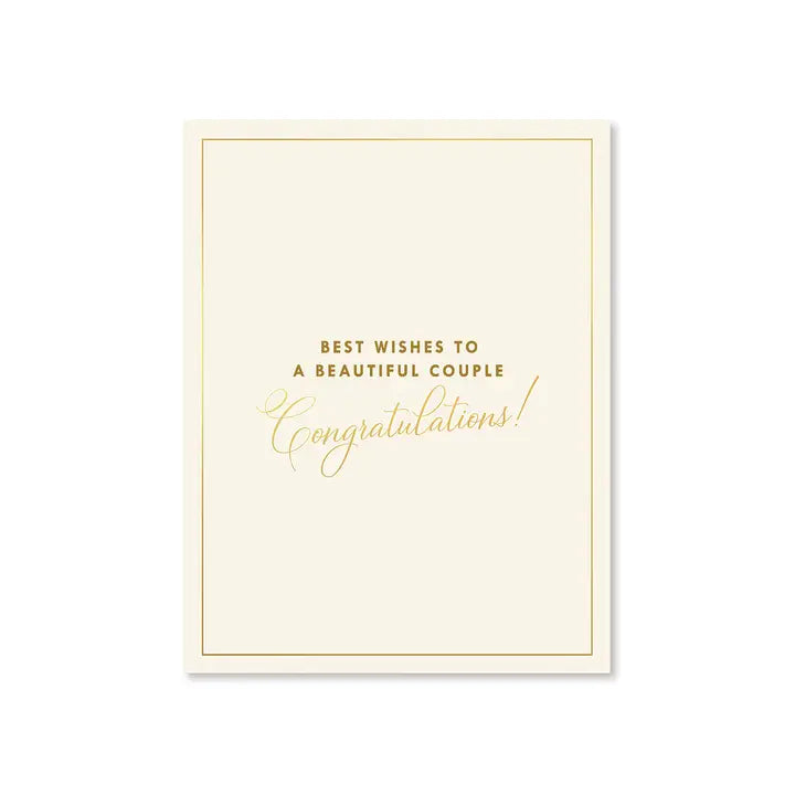 BEAUTIFUL COUPLE WEDDING GREETING CARD