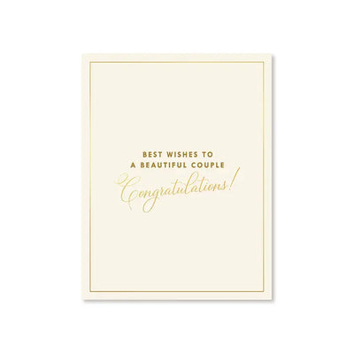 BEAUTIFUL COUPLE WEDDING GREETING CARD