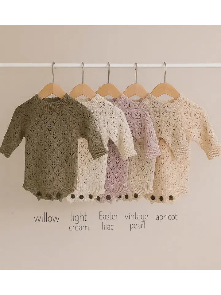 Light Cream Lace Romper