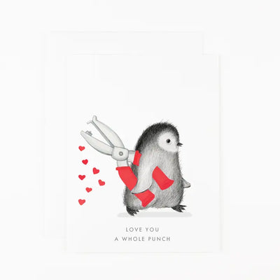 LOVE YOU A WHOLE PUNCH CARD