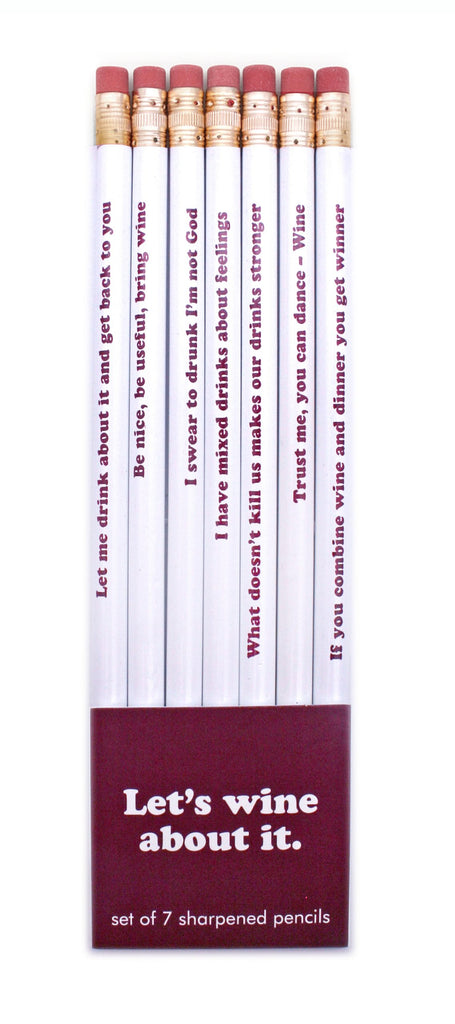 PENCIL SET - LET'S WINE ABOUT IT