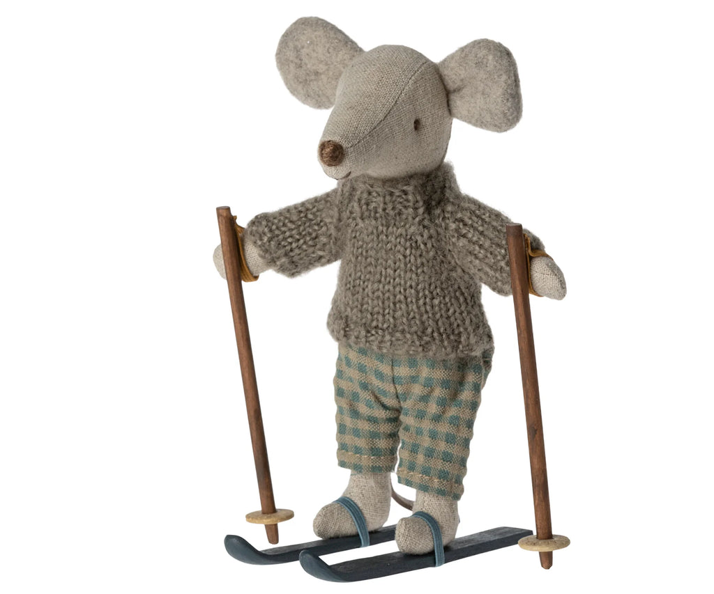WINTER MOUSE WITH SKI SET, BIG BROTHER