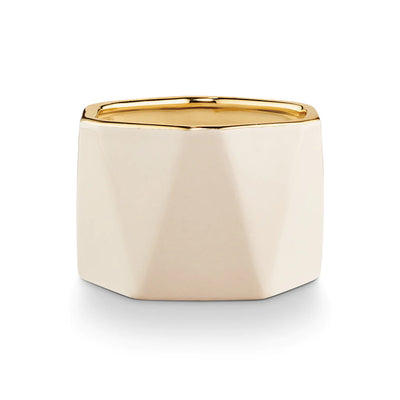 WINTER WHITE ELECTROPLATED DYLAN CANDLE