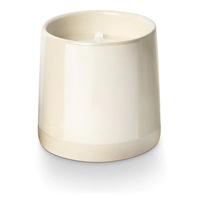 WINTER WHITE SHINE CERAMIC CANDLE