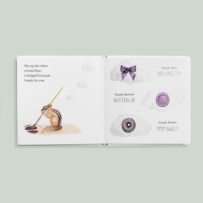 WISHY WASHY: A BOARD BOOK OF FIRST WORDS AND COLORS