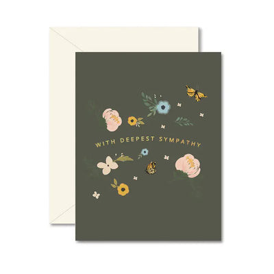 WITH DEEPEST SYMPATHY GREETING CARD