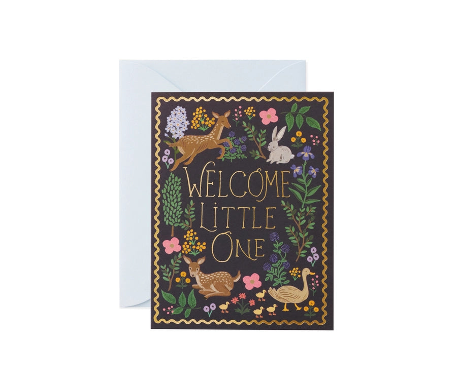 WOODLAND WELCOME CARD