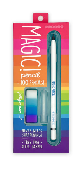 MAGIC PENCIL AND ERASER SET - WHITE