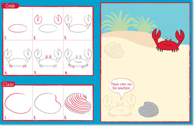 LEARN TO DRAW . . . OCEAN WONDERS!