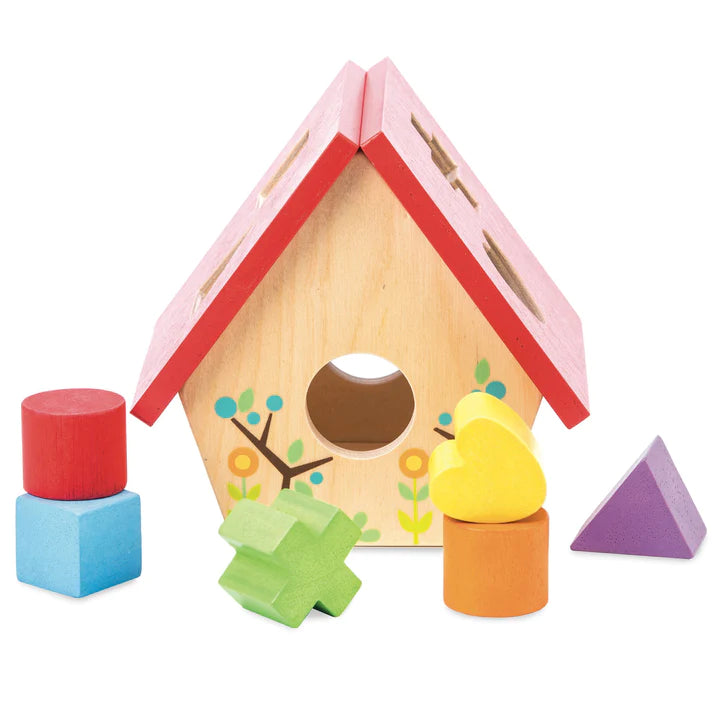 WOODLAND BIRD HOUSE SHAPE SORTER