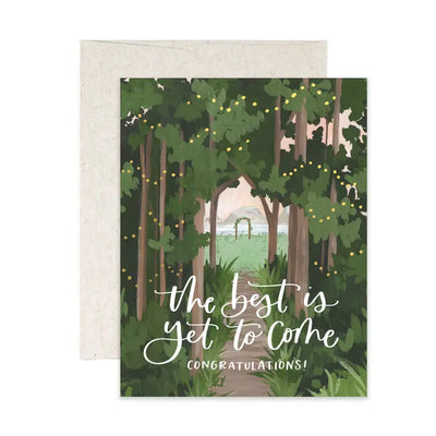 WEDDING WOODS GREETING CARD