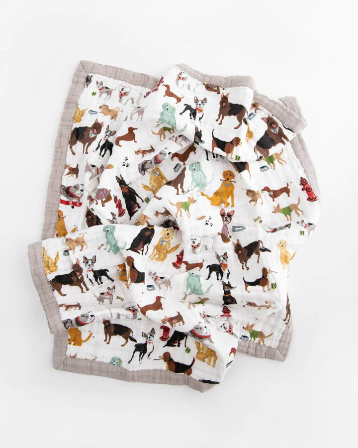 COTTON MUSLIN BABY QUILT - WOOF