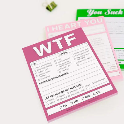 WTF NIFTY NOTE PAD (MAGENTA PURPLE)