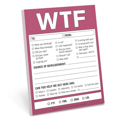 WTF NIFTY NOTE PAD (MAGENTA PURPLE)