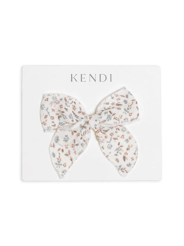 KENDI COLORED ORGANICS BOW CLIPS