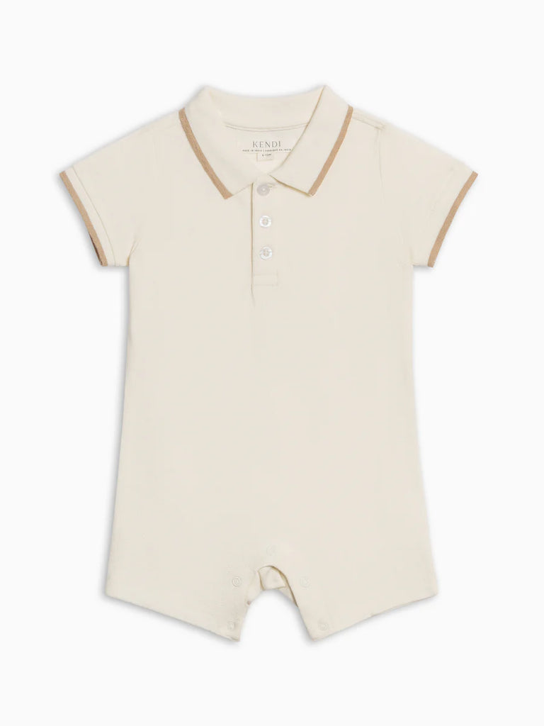 Walter Piqué Polo Romper