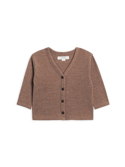 Wells Waffle Knit Button Cardigan