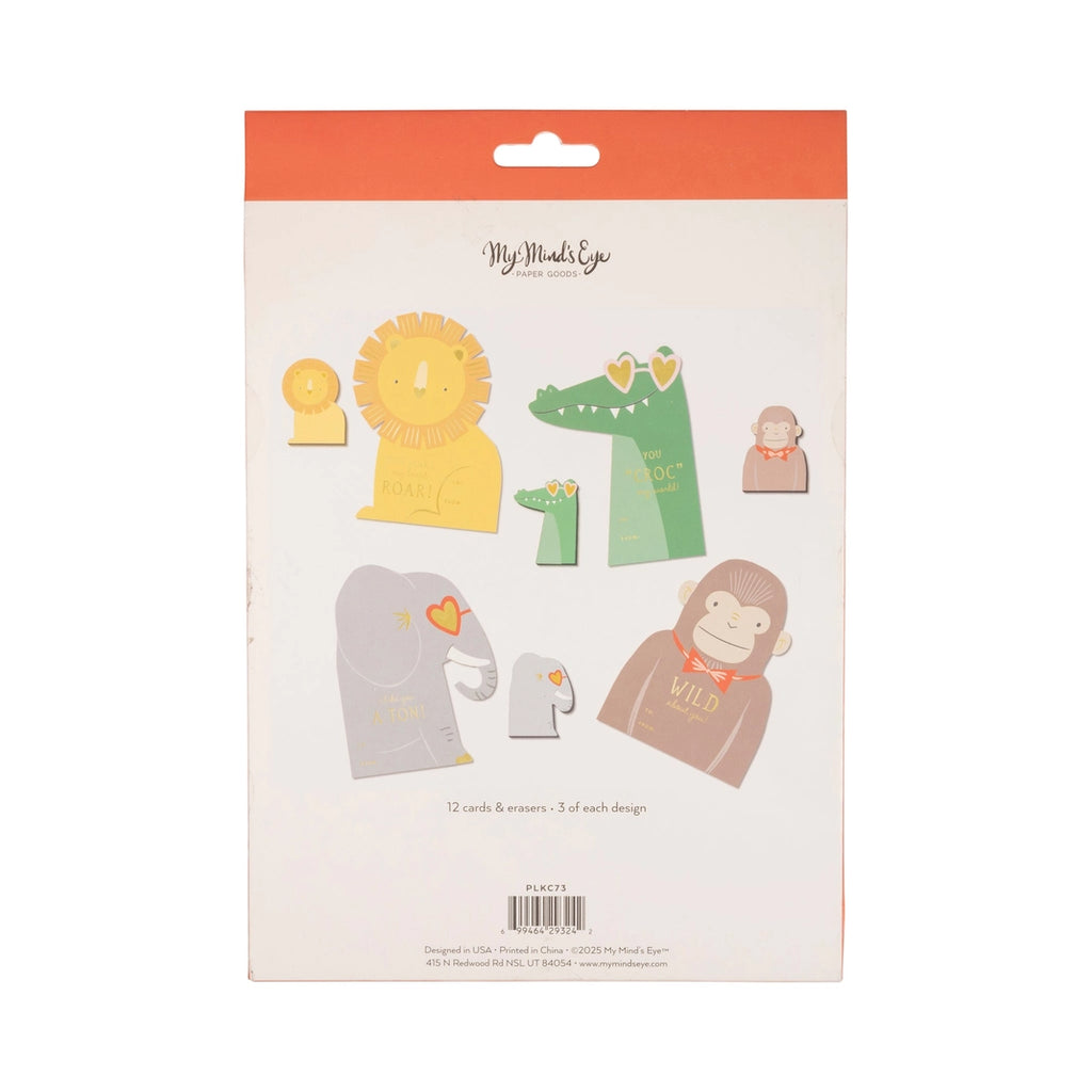 Wild Animals Valentines Cards