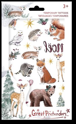 Woodland Fawn Tattoos, Assorted