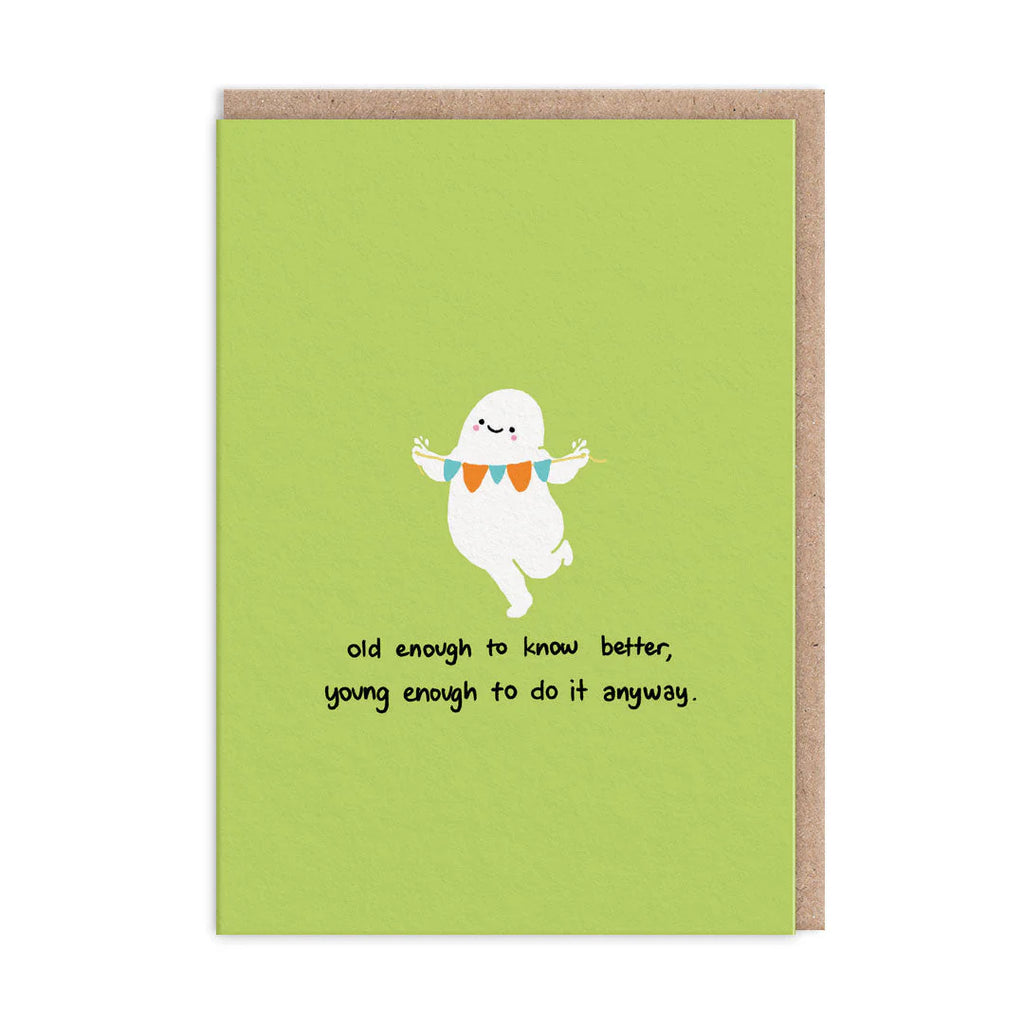 Old Enough Birthday Card