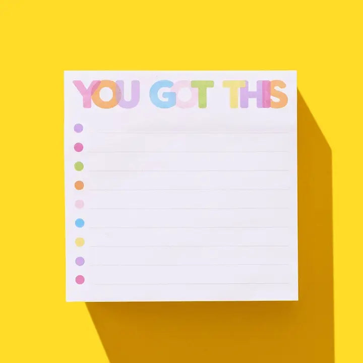 STICKY NOTE PAD - " YOU GOT THIS" 300 SHEETS