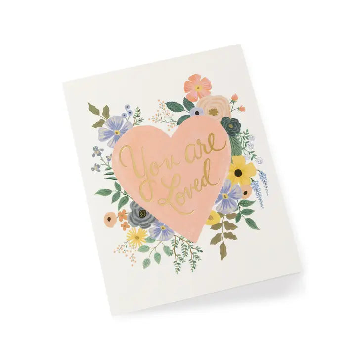 You Are Loved Heart Card