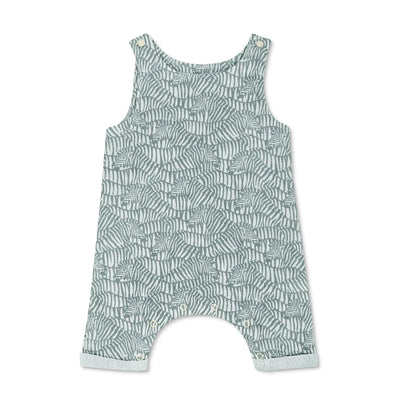 ZEBRA PRINT MUSLIN OVERALL