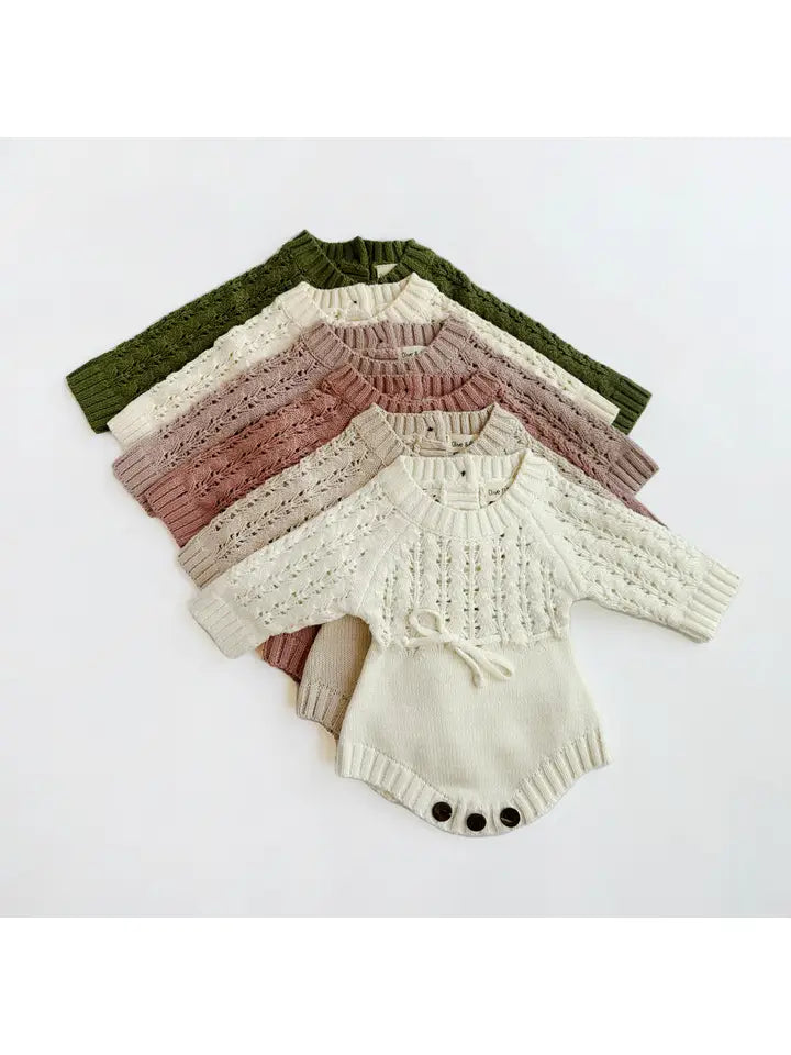 Zoya Knitted Sweater Romper