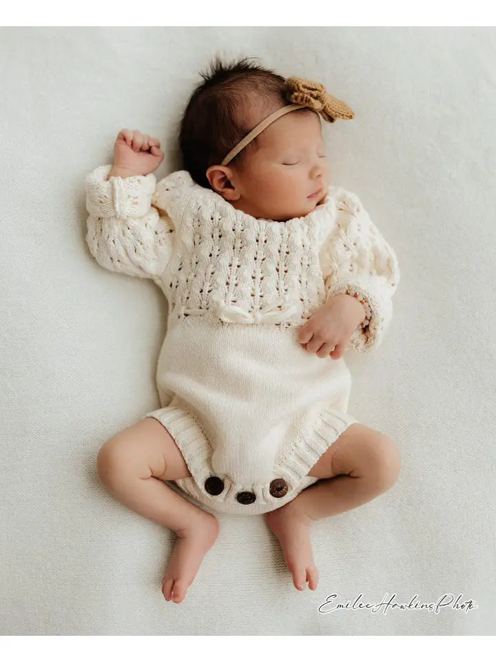 Zoya Knitted Sweater Romper