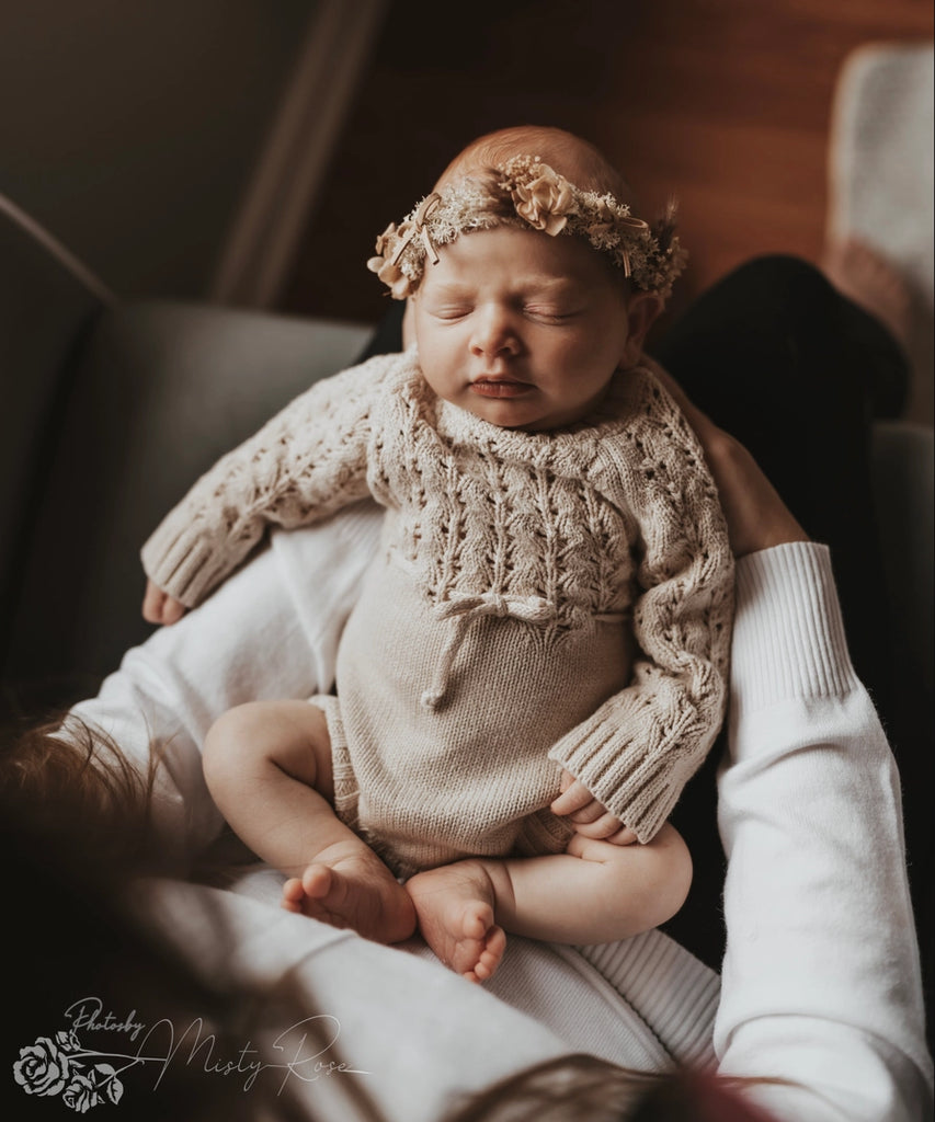 Zoya Cotton Sweater Romper