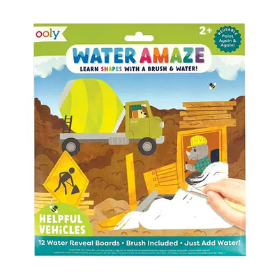 WATER AMAZE WATER REVEAL BOARDS - HELPFUL VEHICLES (13 PC SE)