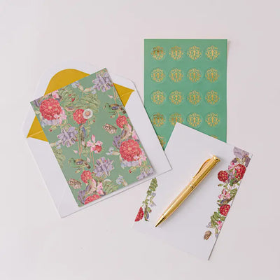 BIRD MENAGERIE ILLUMINATION LUXURY STATIONERY SET