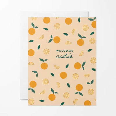 WELCOME CUTIE BABY CARD