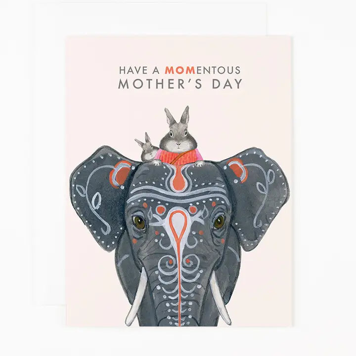Mom Bunny On Elephant