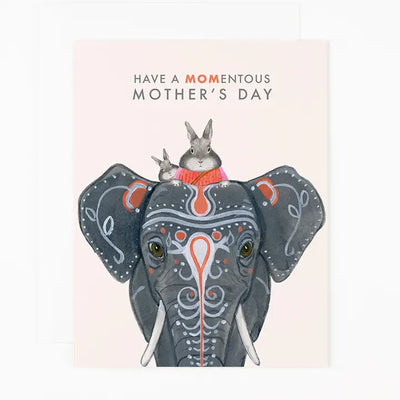 Mom Bunny On Elephant