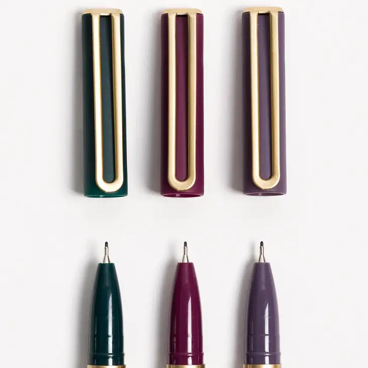 CATALINA FLEURI SOFT TOUCH FELT TIP PENS - SET OF 6