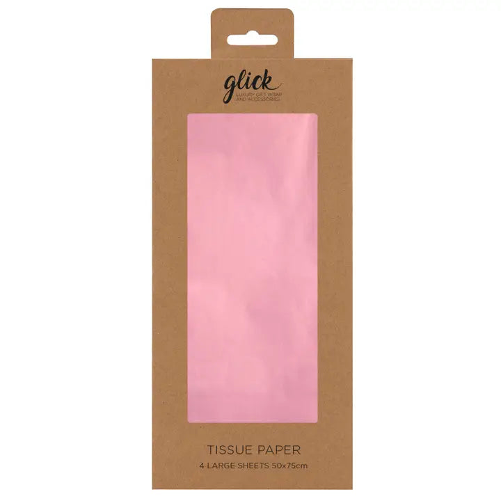 TISSUE PLAIN LT PINK