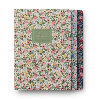 Assorted Set of 3 Rosa Notebooks